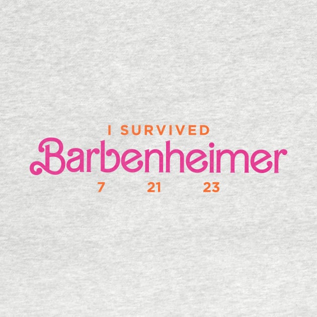 I Survived Barbenheimer by pmcmanndesign